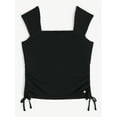 thumbnail image 4 of Justice Girl's Cap Sleeve Cinch Tee, Sizes XS - XLP, 4 of 6
