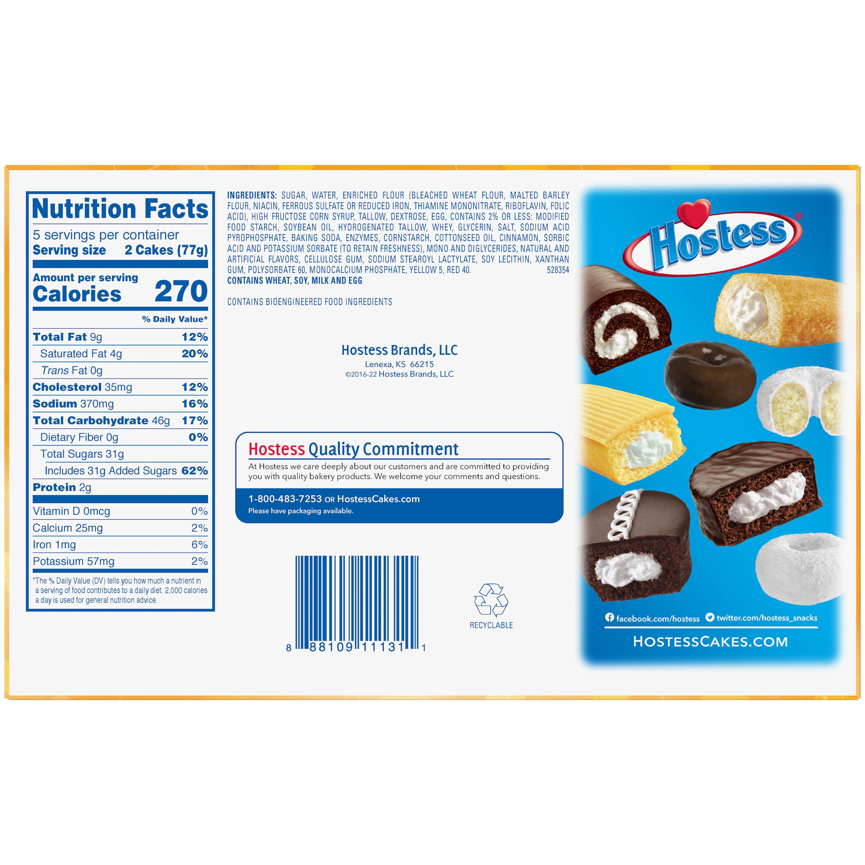 HOSTESS Pumpkin Spice Flavored TWINKIES, 10 count, 13.58 oz