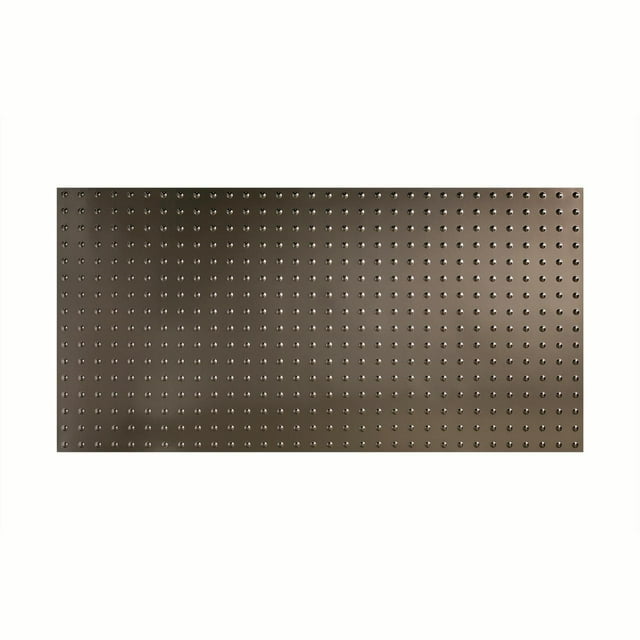 FASÄDE Easy Installation Dome Brushed Nickel Wall Panel (4' x 8' Panel)