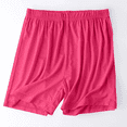 thumbnail image 2 of Cotton Stretchy Shorts for Women Casual Summer Tummy Control Workout Gym Athletic Running Yoga Shorts Elastic Waist Lounge Shorts Solid Color Homewear Shorts, 2 of 6