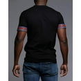 thumbnail image 3 of Sherrylily Men African Dashiki T Shirt Tribal Floral Print V Neck Mens Slim Fit Shirts Tops, 3 of 4