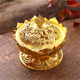 thumbnail image 2 of Quemador de Incienso con Forma de Loto, Metal y aleación de Zinc, Bronce, 2, Flor de Loto Incensario-Dorado XianweiShao 8390605953965, 2 of 5