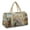 Blue Floral Print, variant on Colorful Sea Turtle Quilted Duffle Bag for Women Lightweight Weekender Bags with Adjustable Strap Large Capacity Carry on Overnight Bags for Yoga Hiking Sports Workout Gift for Friends