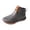 Grey, variant on Men Women Rain Shoes Adjustable Strap Short Rain Boots Thick Sole Waterproof Non Slip Outdoor Shoes