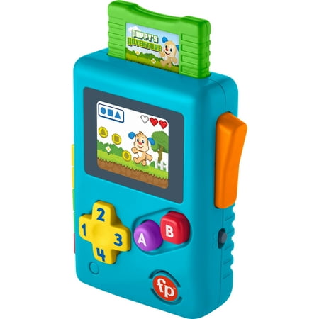 Fisher-Price Laugh & Learn Lil’ Gamer Pretend Video Game Learning Toy for Infants & Toddlers
