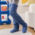 thumbnail image 3 of Snuggs Cute Cozy Socking Snugglepaws Sock Slippers Warmers Leg Cover Knee Socks, 3 of 3