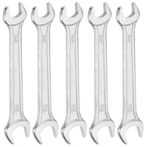 Uxcell 5pcs Double Open End Wrench 10mm x 12mm Metric U-Shaped Spanner