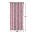 thumbnail image 5 of Pink Cartoon Unicorn Pattern Shower Curtain 36"x72" ,Bathroom Decorative Shower Curtains Set with 12 Hooks,Modern Waterproof Washable Shower Curtain, 5 of 6