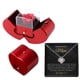 thumbnail image 1 of Collar de trébol de cuatro hojas para mujer - Colgante hueco con caja de regalo y flores eternas - Cadena de acero inoxidable chapada en cobre - 1,5cm, 1 of 9