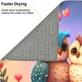 thumbnail image 6 of ZICANCN Dish Drying Mat for Kitchen Countertop, Owls Love Birds Drainer Mats with Non-slip Rubber Backed, Super Absorbent Easy Clean Rack Pad,\r\n16x18 Inches, 6 of 9