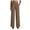 Coffee, variant on Pants Women Casual Wide Leg Work Slacks Stretchy Straight High Waisted Trousers Size Business Clothes Coffee XXXL