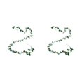 thumbnail image 1 of Kearding Guirnalda de rosas artificiales para exteriores, simulación de sala de estar, vid falsa, Patio, boda, vacaciones, decoración blanca Blanco azul 2piezas, 1 of 1