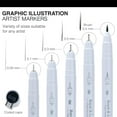 thumbnail image 2 of Royal & Langnickel - 5 marqueurs d'artiste d'illustration graphique, 2 of 8
