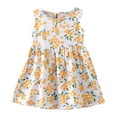 thumbnail image 2 of Esaierr Kids Baby Girls Summer Floral Dress Toddler Sleeveless Princess Skirt Pullover Vest Soft Cute Skirt Dresses Casual Dress Beach Skirt A-Line Skirt ,Sizes 1-8T, 2 of 9