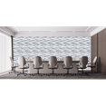 thumbnail image 2 of AG Trade Dundee Deco White Waves PVC 3D Wall Panels, Decorative Wall Paneling Sample, 9" x 9", 2 of 4