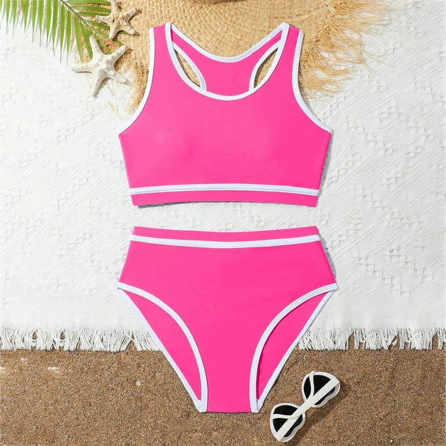 WILLBEST Trajes de Baño Para Mujer Traje de Baño Para Niña – Traje de Baño de Playa Con Cordones | Upf 50+ Sol Tirantes Ajustables Para Piscina, Océano y Verano