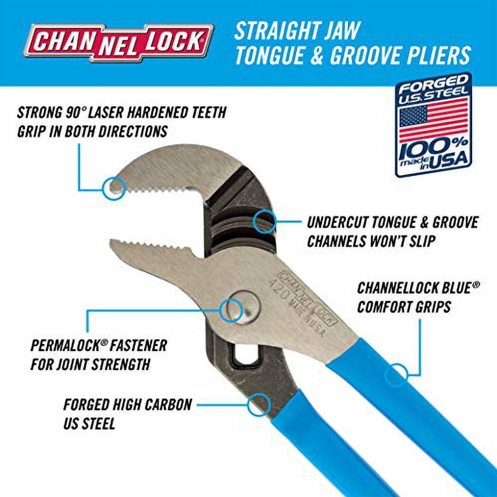 Tongue and Groove Pliers, 9-1/2 In