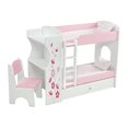thumbnail image 1 of Emily Rose Muebles de cama para muñecas de 18 pulgadas para muñecas American Girl | Combo de litera y escritorio para muñecas incluye ropa de cama para muñecas | Se adapta a muñecas American Girl d Emily Rose 696859232565, 1 of 1