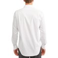 thumbnail image 4 of George Men's Long Sleeve Performance Dress Shirt, Up to 3XL, 4 of 5