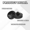thumbnail image 3 of Uxcell Camera Shutter Button, Concave Surface Shutter Release Buttons Pure Copper Camera Button Matte Black, 3 of 7