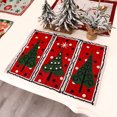 thumbnail image 3 of nipocaio Set de Table de Noël pour Table à Manger, 33 * 47cm Vacances d'Hiver Tapis de Table Lavable Rustique Lot de 4, 3 of 5