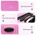 thumbnail image 4 of BABYQUEEN Luggage Sets 2 Piece Suitcase Set (14"/20") ABS Luggage with Spinner Wheels, Carry On Luggage Combination Lock Lightweight Trolley Case, Pink, 4 of 12