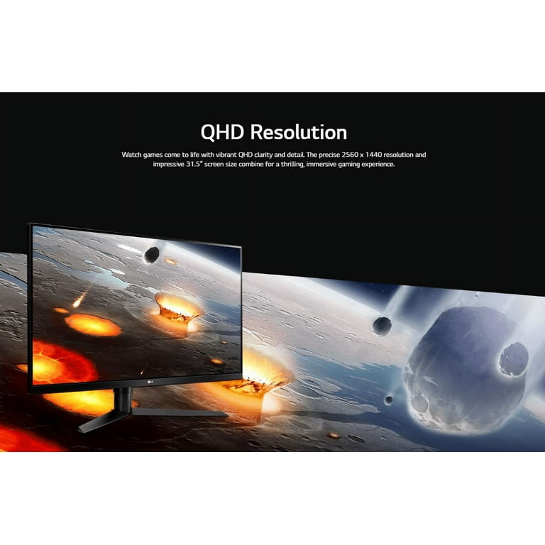 LG UltraGear 32 Inch QHD Gaming Monitor 32GK650F-B with FreeSync