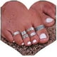 thumbnail image 1 of Paquete de 8 anillos de plata para dedos de los pies para mujeres, juego de anillos de dedo abiertos para niñas adolescentes, anillos para los pies, joyería bohemia para sandalias de verano, play, 1 of 5