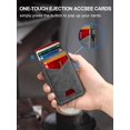 thumbnail image 5 of Wallet For Men Slim Minimalist With Money Clip & Id Window  Rfid Blocking Pop-up Credit Card Holder (minimalist Gray), 5 of 8