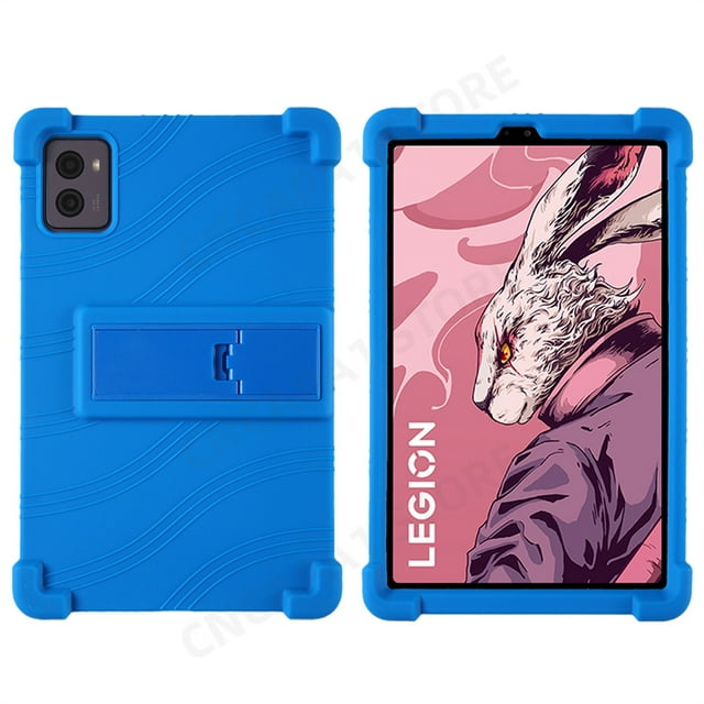 Soft Silicon Cover For Lenovo Legion Y700 2023 TB320F 8.8" Tablet Case Kickstand Funda For Legion Y700 2nd Gen Protector Shell Dark Blue Y700 2nd Gen TB320F