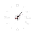 thumbnail image 2 of Vaidha DIY Wall Clock 3D Mirror Sticker Home Office Decor Clock, 2 of 4
