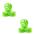 thumbnail image 2 of Shengyu 4 Pieces52mm Elastic *RC Car Tires Wheel Rims Hub Running Racing Drifting Tyres On-road Crawer Assembly Accessories Five Star/Red 2Set, 2 of 6