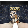 thumbnail image 4 of Happy New Year Shetland Sheepdog Welcome 2025 Balloon Firework Party All Over Print Boxer Briefs Underwear for Men Dad Sheltie Dog Lover Gifts - 01014, 4 of 6