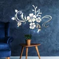 thumbnail image 5 of Adhesivos decorativos de pared con flores de espejo 3d 120x90 cm ER, 5 of 5
