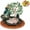 Green Dongling, variant on Malachite Waterfall Incense Burner, Money Tree Backflow Incense Holder Healing Crystal Stone, with 30 Backflow Incense Cones + 30 Incense Stick for Yoga Meditation Home Zen Decoration