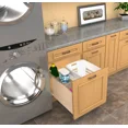 thumbnail image 3 of Rev-A-Shelf Wood Hamper with OXO and Storage for Base Cabinets w/Soft-Close, Light Brown, 3 of 4