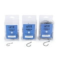 thumbnail image 2 of UMT - 100 Pack Inline Fishing Circle Hooks Sizes 4/0 6/0 8/0 Black Nickel High Carbon Steel Superior Terminal Tackle Saltwater and Freshwater, 2 of 7