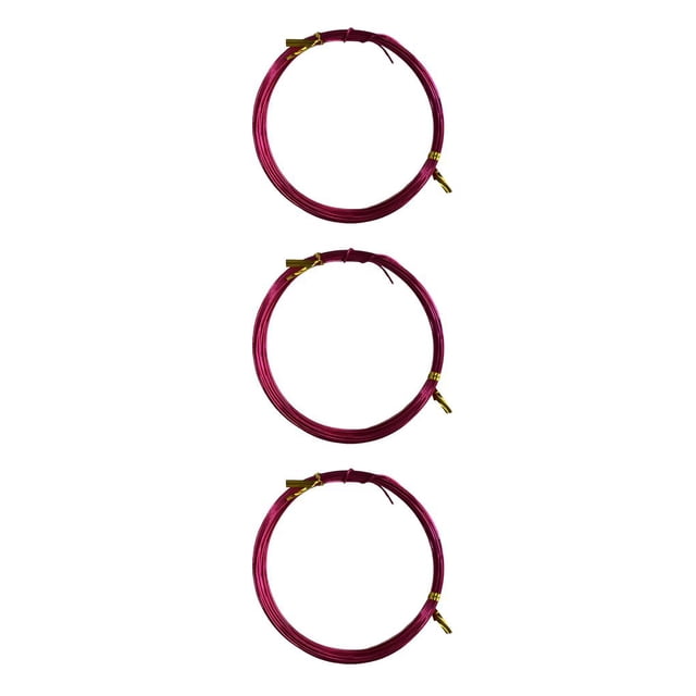 Vogacara Alambres artesanales Coloridos no fáciles de romper Hilo trenzado Líneas de joyería Diseño exquisito para esculpir polvo profundo Type1 NO1