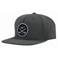 thumbnail image 1 of Gorra Mizuno para mujer, con forma de palo cruzado, con cierre de cremallera, color carbón, 1 of 5