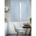 thumbnail image 4 of Blue Branches Sheer Curtains 72 Inch Length 2 Panels Set, Vintage Art Farmhouse Voile Window Treatment Rod Pocket Curtains Sheers Drapes for Bedroom/Living Room/Kitchen 52"x72"x2, 4 of 7