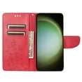 thumbnail image 4 of Allytech Wallet Case for Samsung Galaxy S23 Ultra 5G 6.8", PU Leather Butterfly Rose Embossed Flip Cover Stand Shockproof Protective Case for Women - Red, 4 of 7