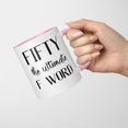 thumbnail image 2 of Sixty Sassy and a Bit Smart Assy 11 oz Funny Bday Coffee Mug Ceramic Cup 60th Birthday Christmas Gift for Grandma Mom Aunt Wife Sister Boss Lady Friend Coworker Woman 60 Years Old Gift Pink, 2 of 4
