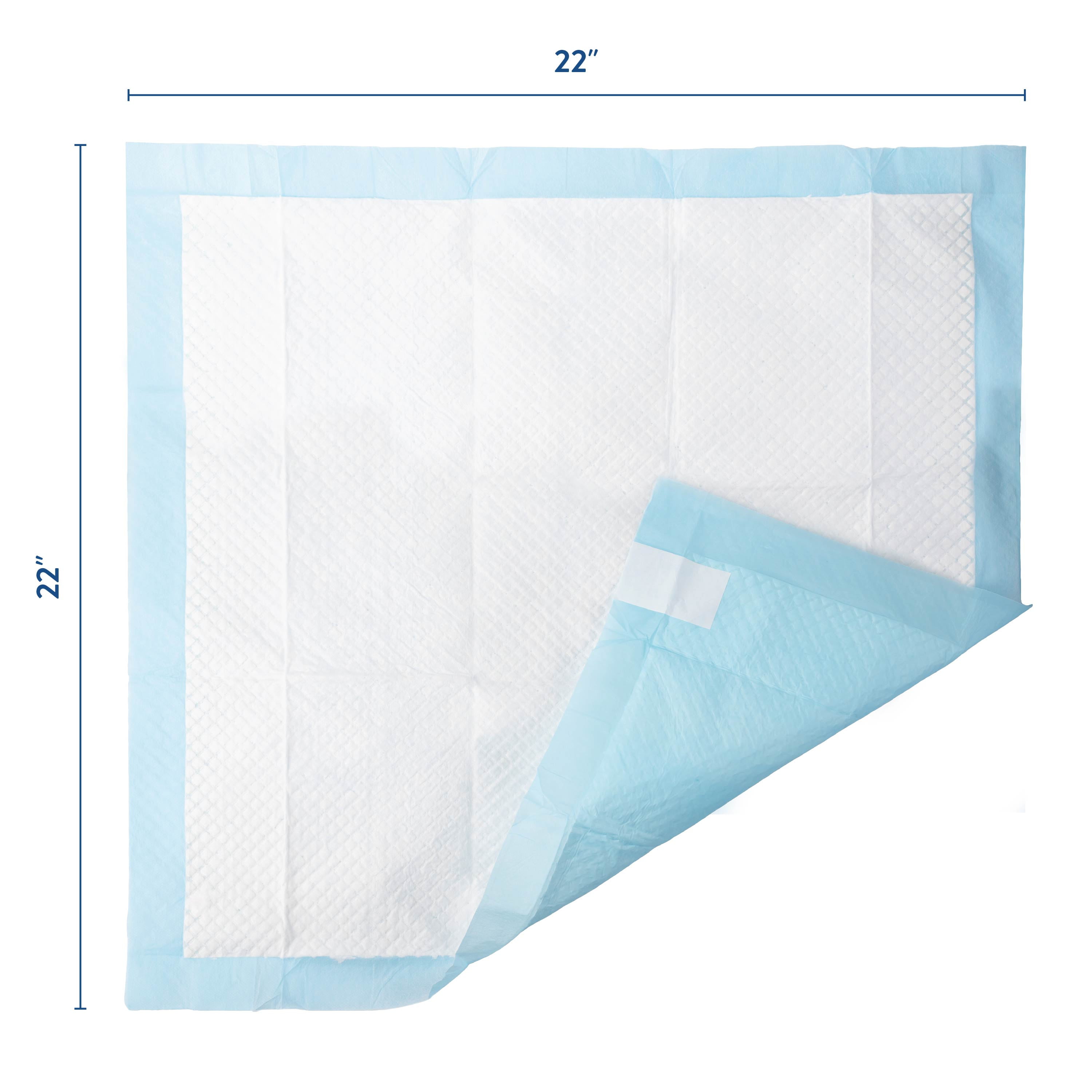 Brilliance Puppy Training Pads, 50 Count Leak-Proof Disposable, 22" x 22"