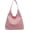 Pink, variant on Stylish Women Tote Bag Fashion Shoulder Bag Large Capacity Casual Versatile Soft Velvet Lining Commuter Bag Fall Winter