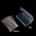 thumbnail image 1 of "Leke 100Pcs Paper Money Album Currency Banknote Case Storage Bag Collection & Transparent Box Holder,6.0x2.8inch", 1 of 1