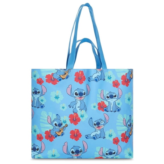 Disney Ladies Lilo and Stitch Tote bag, Stitch Tote Handbag for Teens & Adult Blue