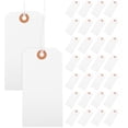 thumbnail image 1 of Miangastore White Tags With String Paperboard 100Pcs 4.76X2.36X0.04In, 1 of 9