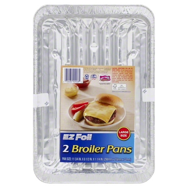 EZ Foil 00Z90908 Super Broiler Pans pack of 12