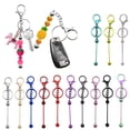 thumbnail image 4 of Osdhezcn Metal Keyring Handmade Bead Piercing Keyring Perfect for Women Girl Unique Gift Metal DIY Bead Keychain Multifunctional, 4 of 18