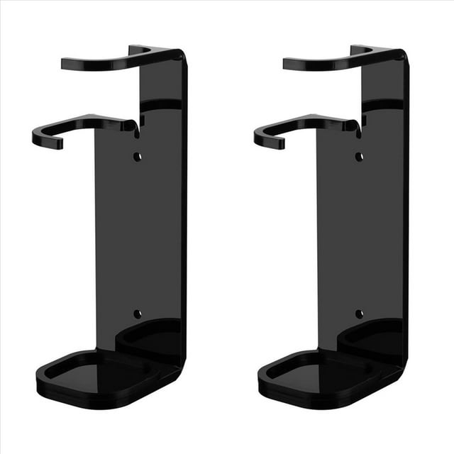 2X Soporte de Sable de Luz Acrílico Transparente, Estante de Almacenamiento de Montaje en Pared con Tornillos para Exhibición de Sable de Luz Star Planet A